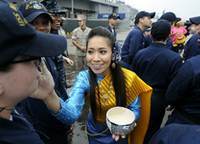 Sailors arrive in Thailand